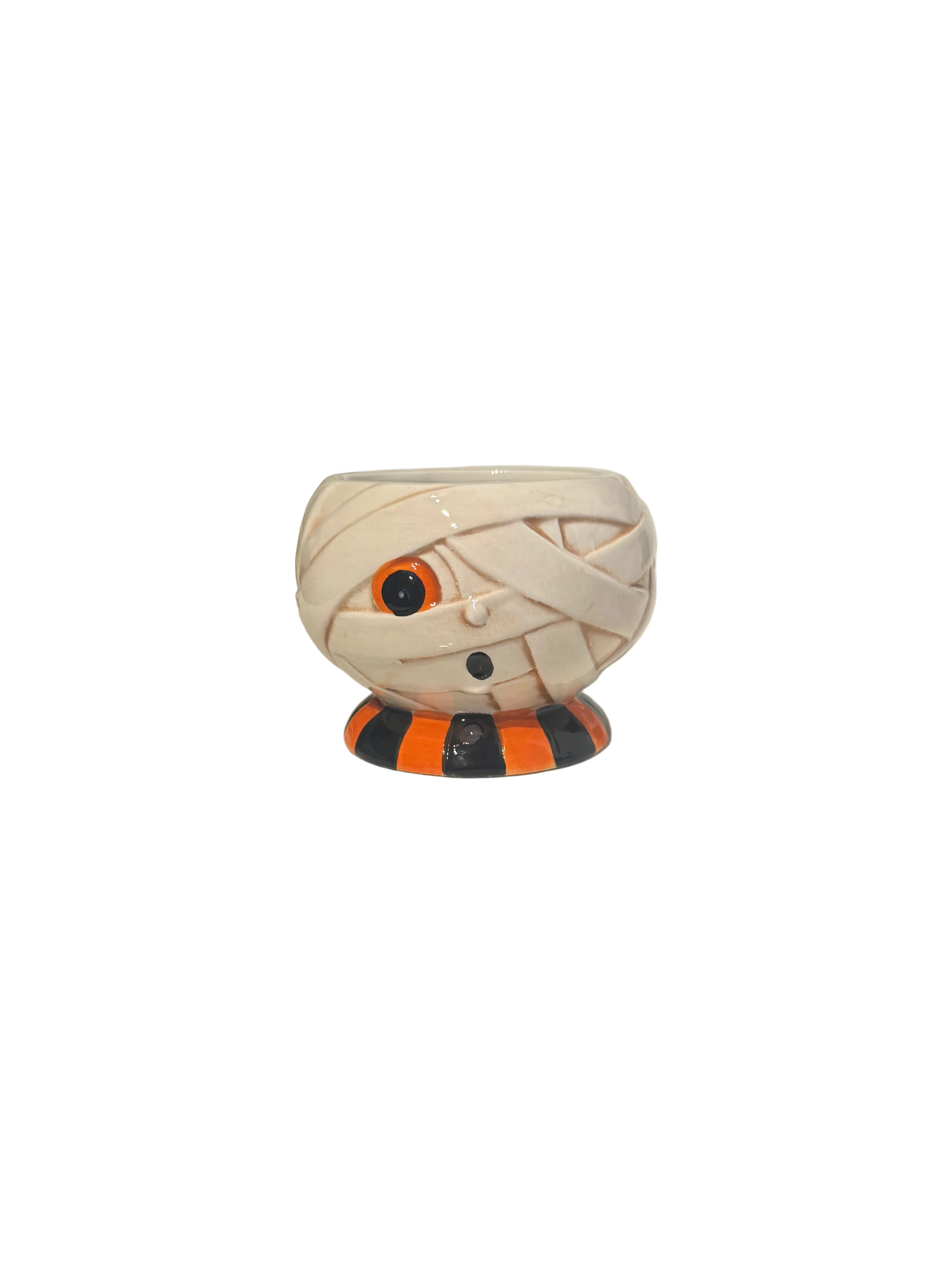 Johanna Parker Ceramic Halloween Mummy Bowl Dish