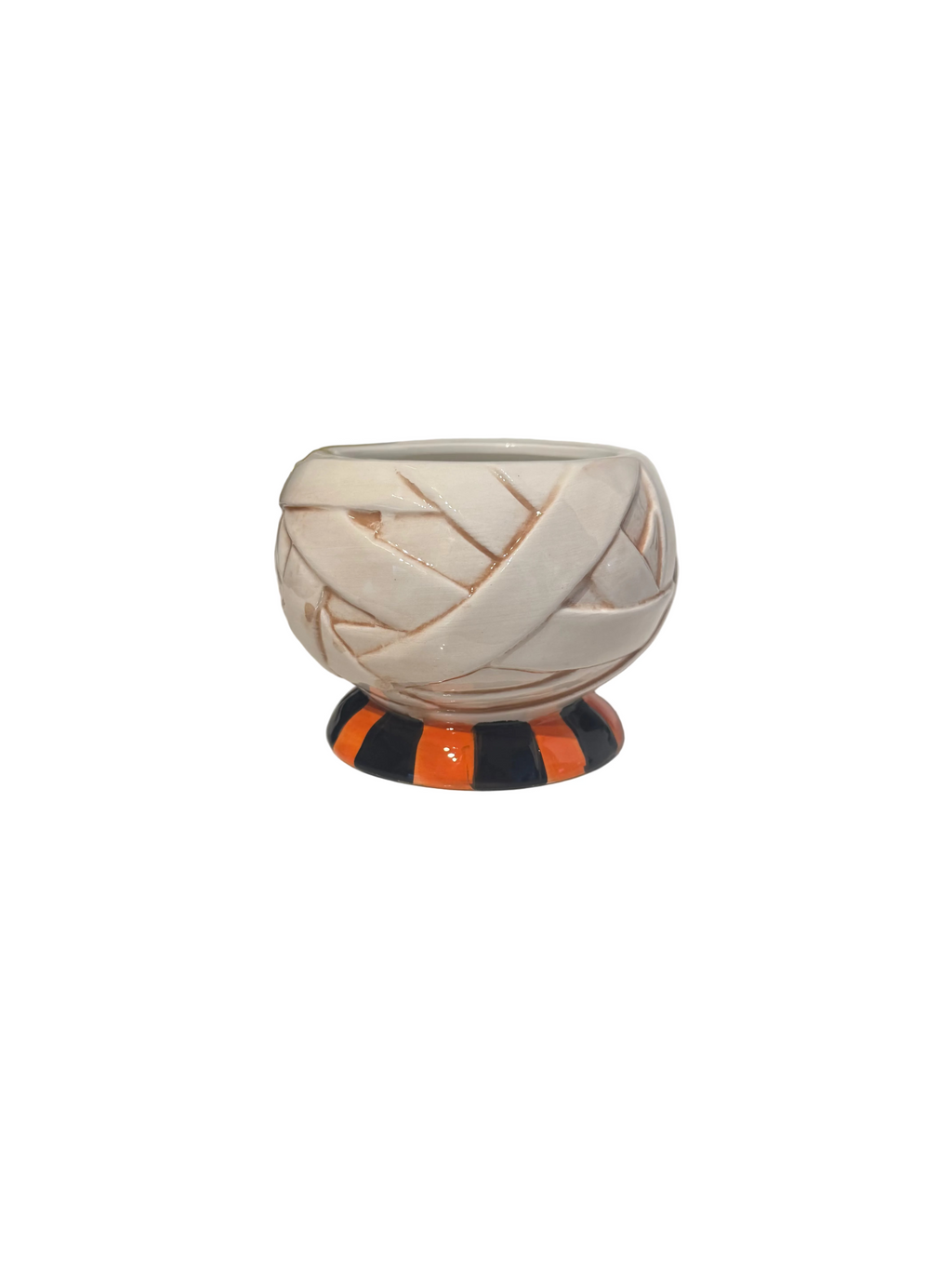 Johanna Parker Ceramic Halloween Mummy Bowl Dish