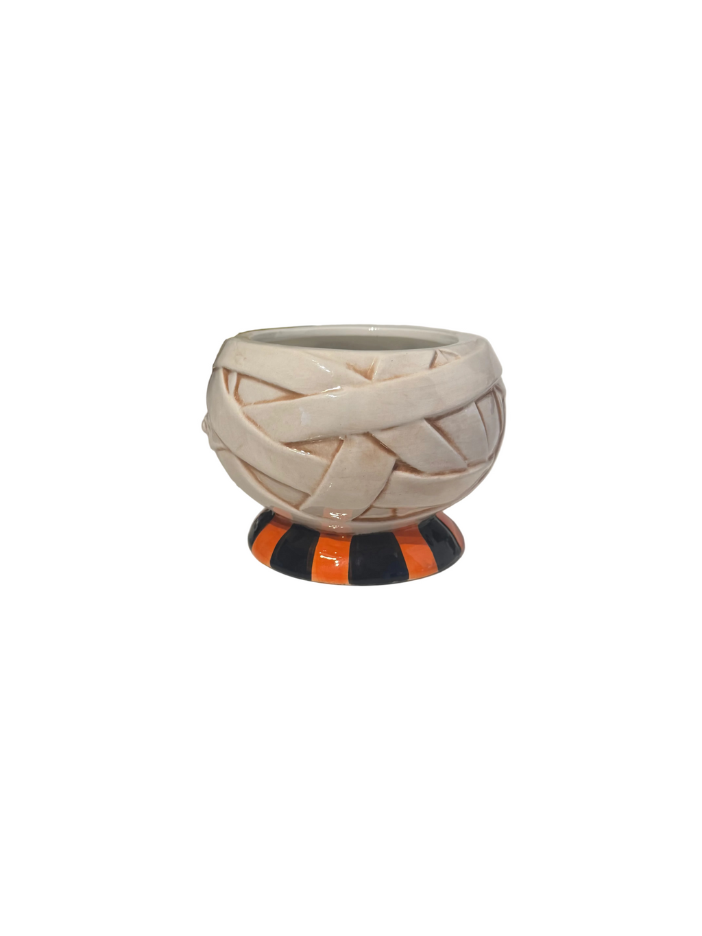 Johanna Parker Ceramic Halloween Mummy Bowl Dish